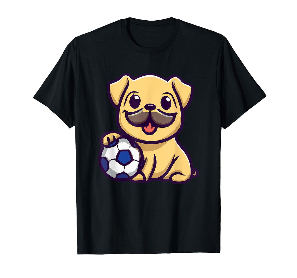 Football Dog Soccer Player Puppy T-Shirt - Unique Graphic for Adults - T-Shirt, Sweatshirt, Hoodie