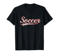 Soccer Varsity Distressed Throwback T-Shirt - Custom Art Print Unisex - T-Shirt, Sweatshirt, Hoodie