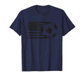 American Flag Soccer Soccer T-Shirt - Novelty Apparel Unisex - T-Shirt, Sweatshirt, Hoodie
