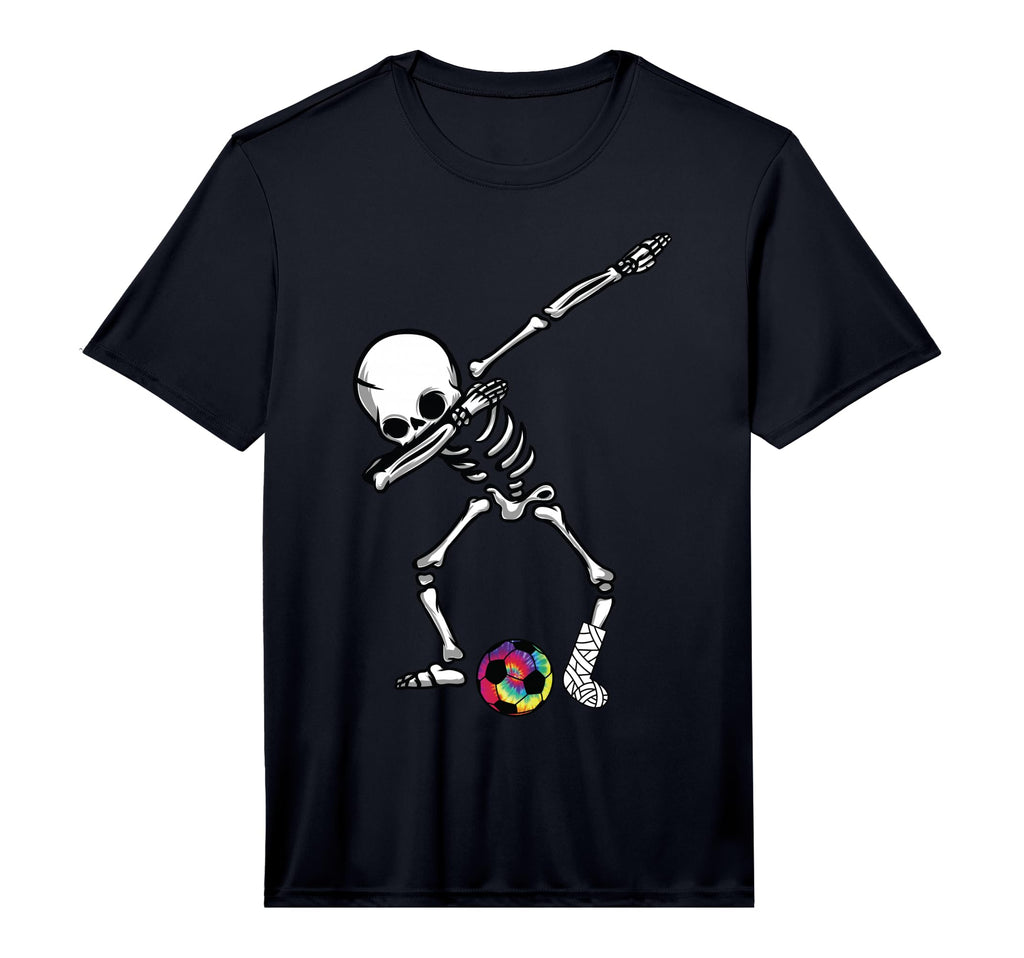 Funny Football Soccer Dab Broken Leg Cast T-Shirt - Unique Graphic Unisex - T-Shirt, Sweatshirt, Hoodie