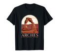 Utah Hiking Camping Arches National T-Shirt - Custom Art Print Men Women - T-Shirt, Sweatshirt, Hoodie