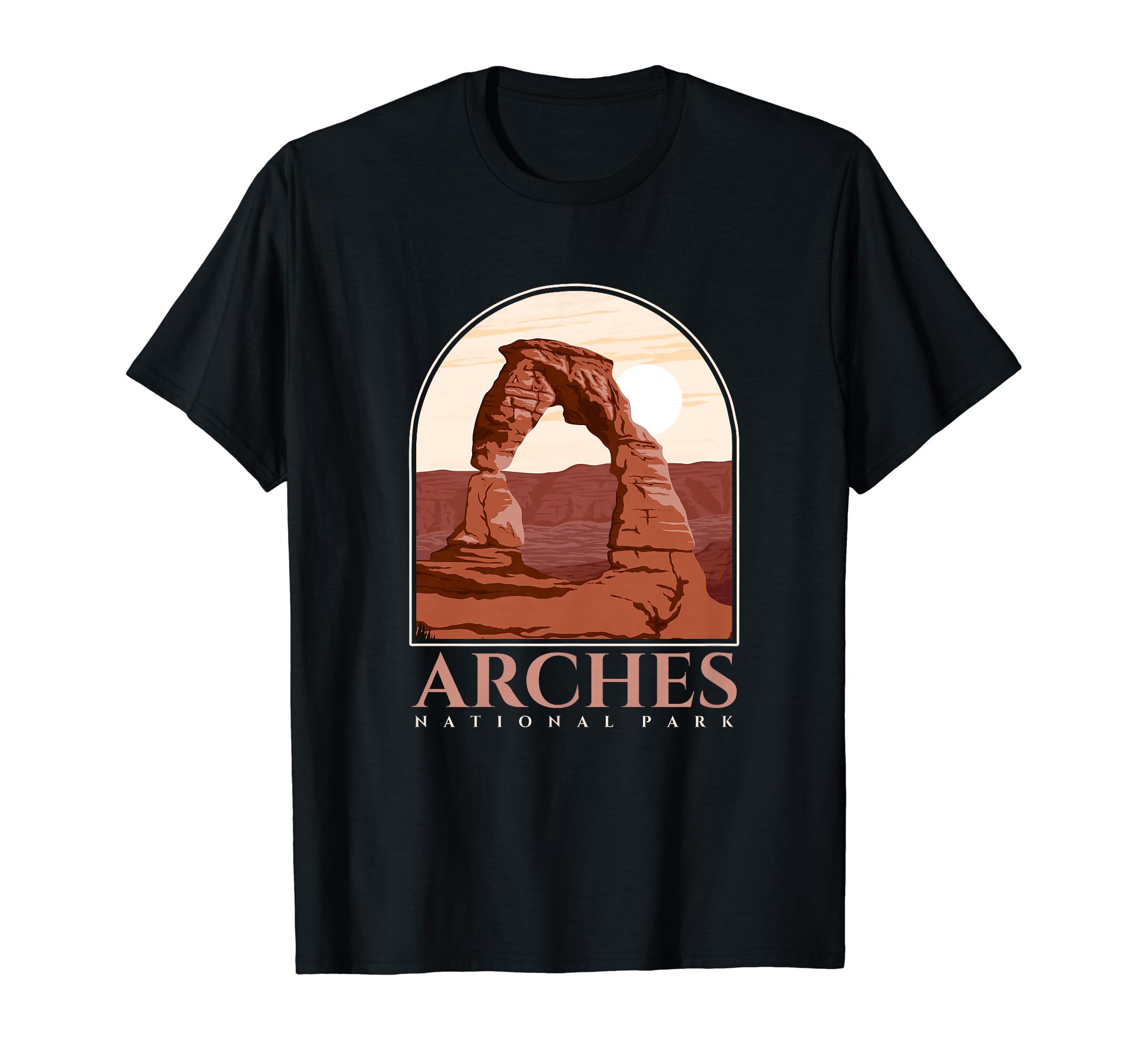 Utah Hiking Camping Arches National T-Shirt - Custom Art Print Men Women - T-Shirt, Sweatshirt, Hoodie