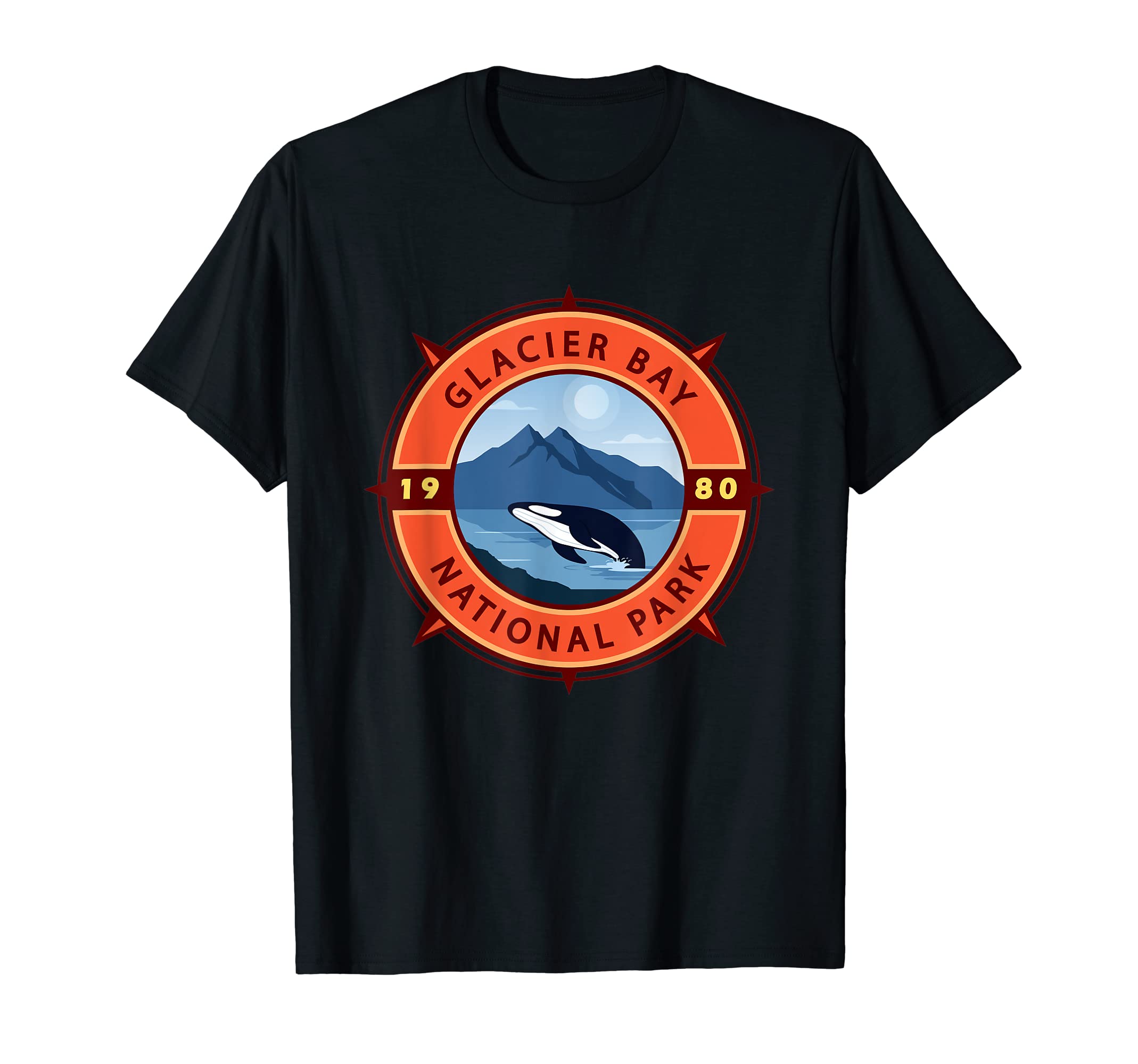 Glacier Bay National Park Orca T-Shirt - Casual Everyday Wear Men Women - T-Shirt, Sweatshirt, Hoodie
