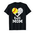 Ball Mom Funny Softball Volleyball T-Shirt - Trendy Graphic Men Women - T-Shirt, Sweatshirt, Hoodie