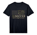 Mens Camo Soccer Camourflage Usa T-Shirt - Casual Everyday Wear for Adults - T-Shirt, Sweatshirt, Hoodie