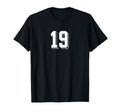 Number 19 80S 90S Soccer Team Jersey T-Shirt - Unique Graphic Men Women - T-Shirt, Sweatshirt, Hoodie