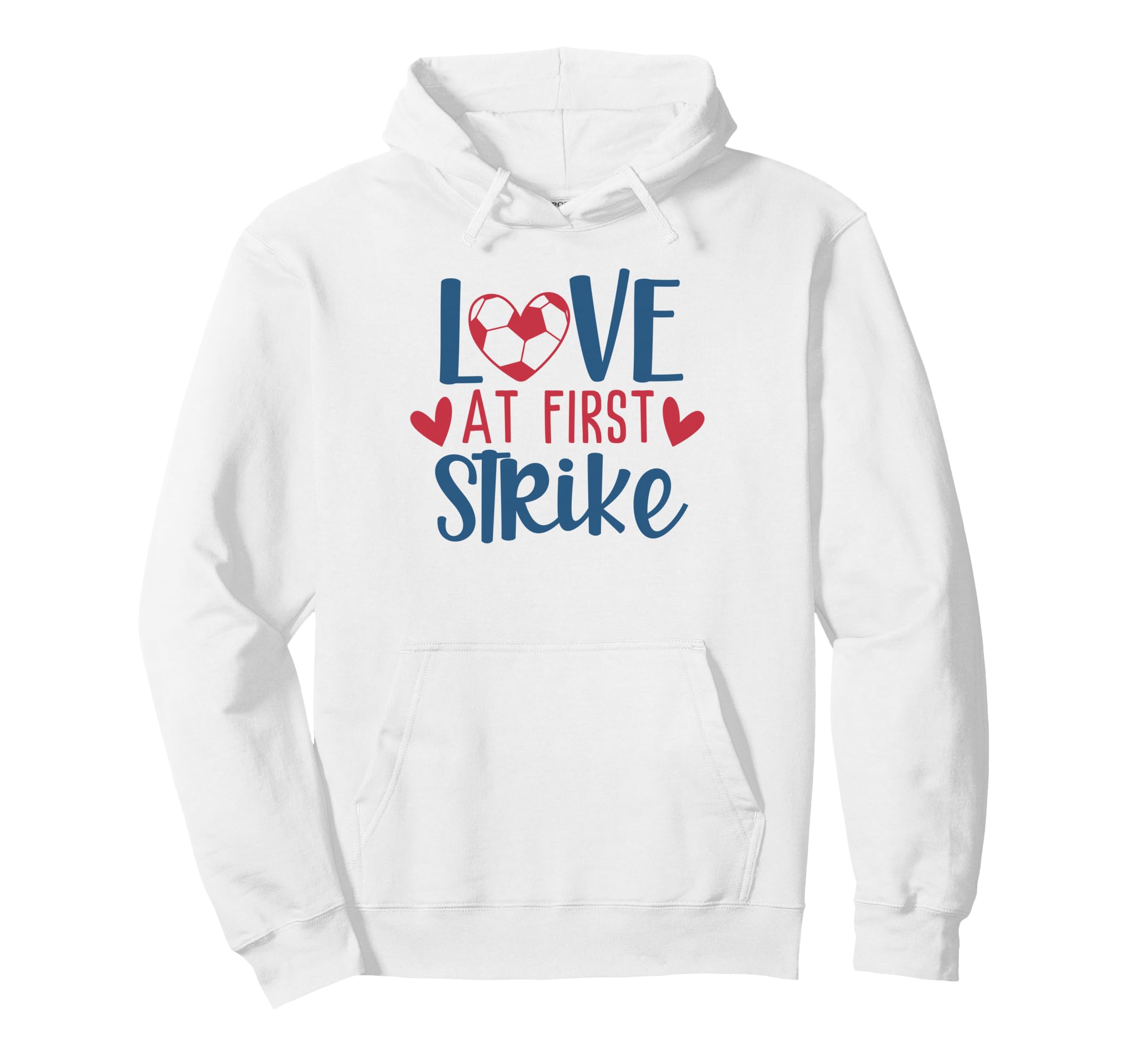 Love Soccer Fan Training Soccer Hoodie - Casual Everyday Wear Men Women - T-Shirt, Sweatshirt, Hoodie