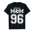 Number 96 Custom Proud Soccer T-Shirt - Casual Everyday Wear Men Women - T-Shirt, Sweatshirt, Hoodie