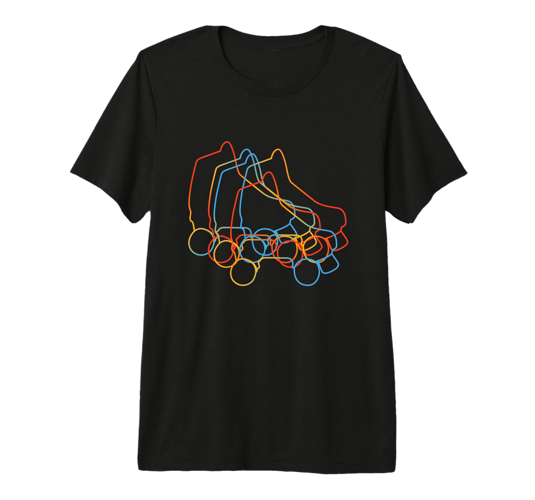 Roller Skates Roller Skating Tri Blend T-Shirt - Trendy Graphic Unisex - T-Shirt, Sweatshirt, Hoodie