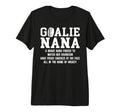 Hockey Goalie Nana Hockey Keeper Nana T-Shirt - Custom Art Print Men Women - T-Shirt, Sweatshirt, Hoodie