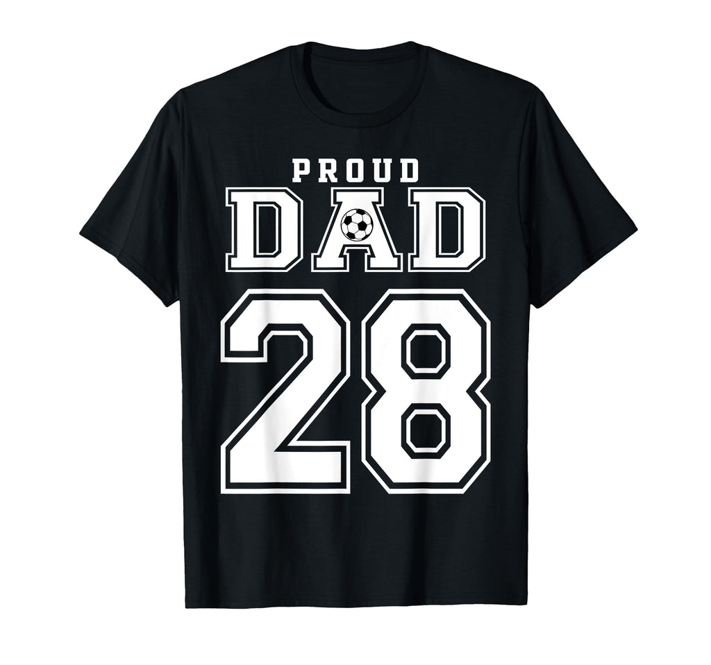 Number 28 Custom Proud Soccer Futbol T-Shirt - Unique Graphic Men Women - T-Shirt, Sweatshirt, Hoodie