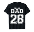 Number 28 Custom Proud Soccer Futbol T-Shirt - Unique Graphic Men Women - T-Shirt, Sweatshirt, Hoodie