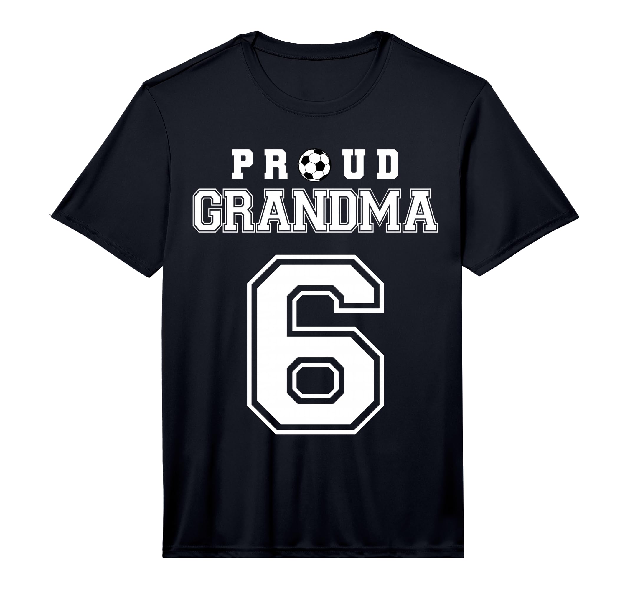 Number 6 Custom Proud Soccer Futbol T-Shirt - Fun Novelty Design Unisex - T-Shirt, Sweatshirt, Hoodie