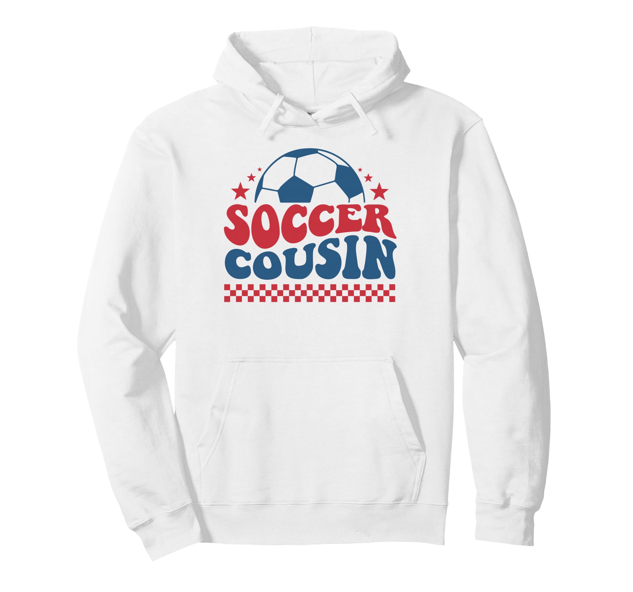Soccer Cousin Soccer Fan Support Soccer Hoodie - Aesthetic Graphic Unisex - T-Shirt, Sweatshirt, Hoodie