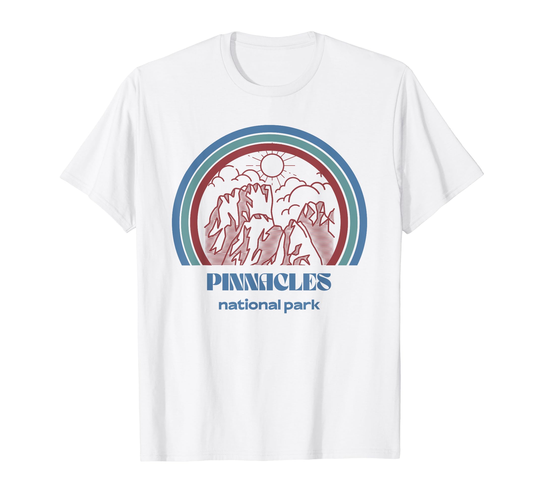 Pinnacles National Park Outdoor Hiking T-Shirt - Minimalist Print Unisex - T-Shirt, Sweatshirt, Hoodie