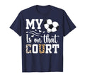 My Heart Is That Court Soccer Player T-Shirt - Minimalist Print Men Women - T-Shirt, Sweatshirt, Hoodie