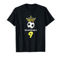 9 Year Old Soccer Birthday Party T-Shirt - Casual Everyday Wear for Adults - T-Shirt, Sweatshirt, Hoodie