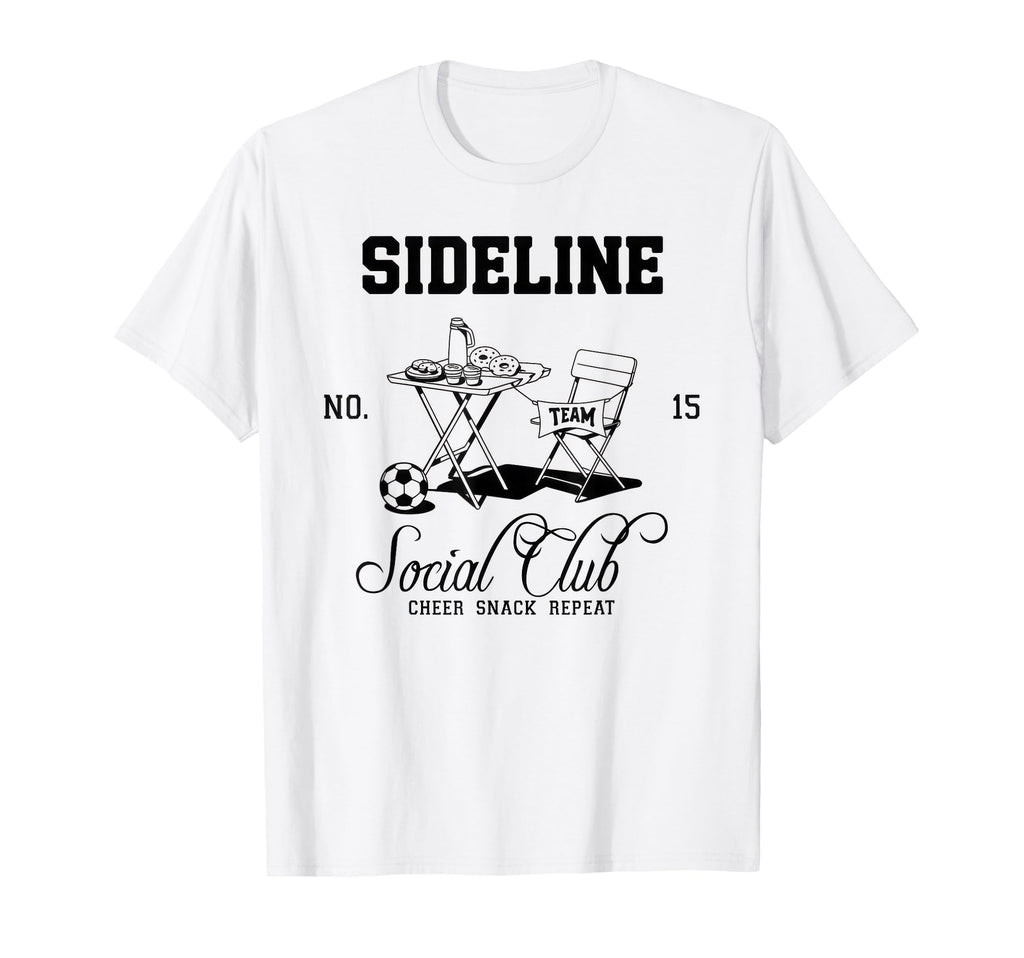 Sideline Social Club Soccer Mom Game T-Shirt - Minimalist Print Men Women - T-Shirt, Sweatshirt, Hoodie