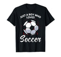 Just Who Loves Soccer Soccer T-Shirt - Novelty Apparel for Adults - T-Shirt, Sweatshirt, Hoodie