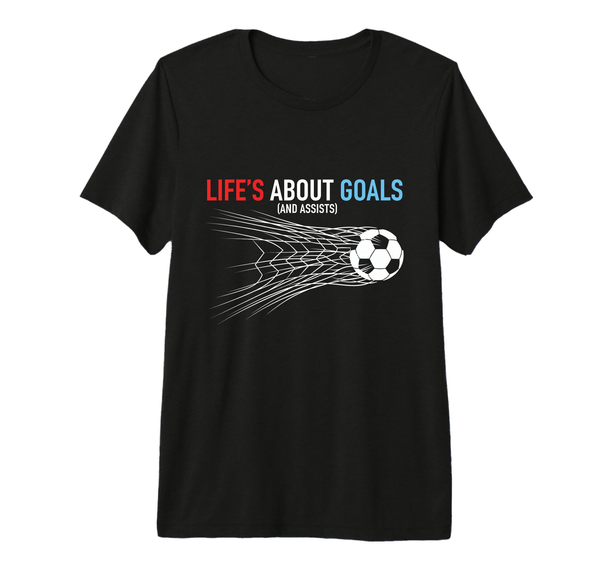 Lifes About Goals And Assists T-Shirt - Aesthetic Graphic for Adults - T-Shirt, Sweatshirt, Hoodie