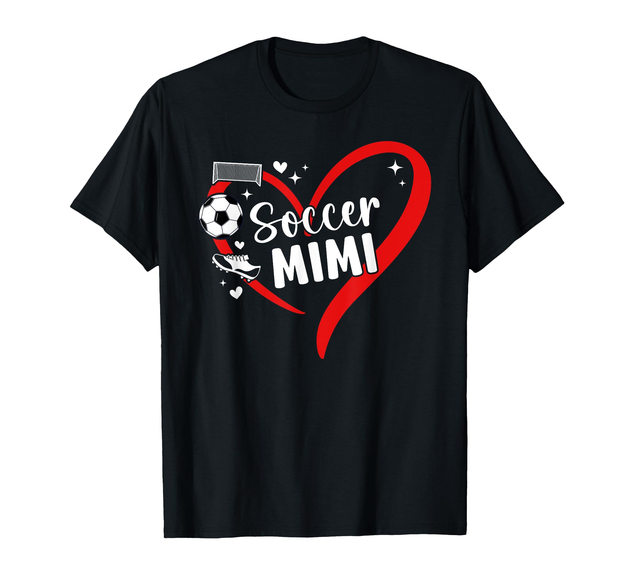 Soccer Mimi Grandma Heart Mimi T-Shirt - Aesthetic Graphic Men Women - T-Shirt, Sweatshirt, Hoodie