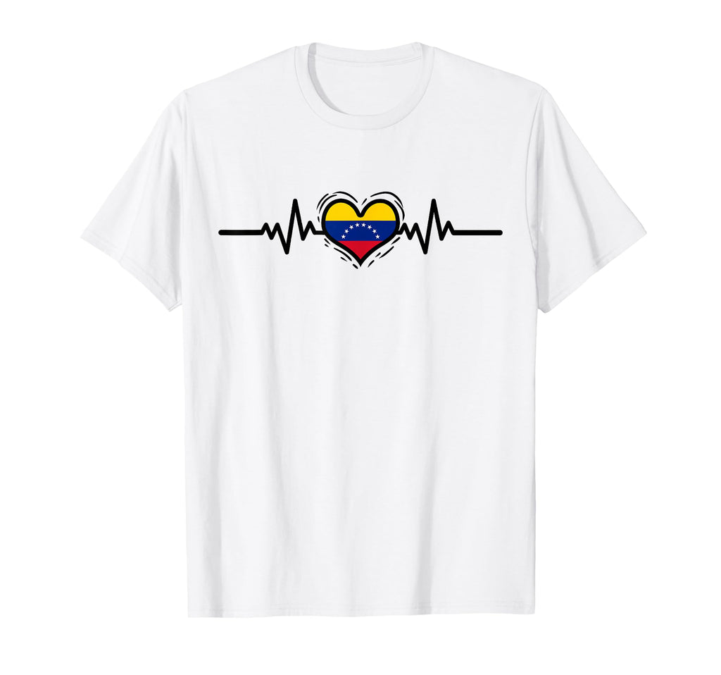 Heartbeat Venezuelan Roots T-Shirt - Aesthetic Graphic Men Women - T-Shirt, Sweatshirt, Hoodie