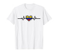 Heartbeat Venezuelan Roots T-Shirt - Aesthetic Graphic Men Women - T-Shirt, Sweatshirt, Hoodie