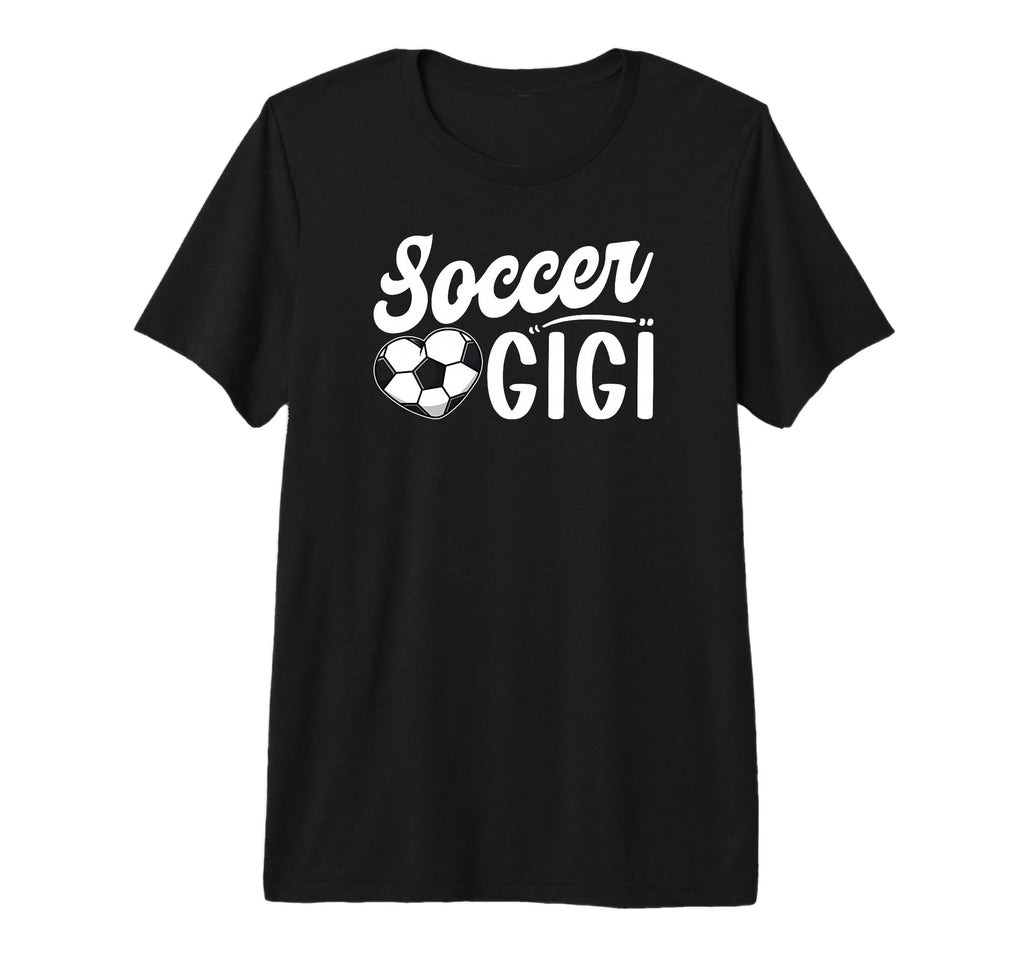 Soccer Gigi Heart Grandma Gigi T-Shirt - Fun Novelty Design for Adults - T-Shirt, Sweatshirt, Hoodie