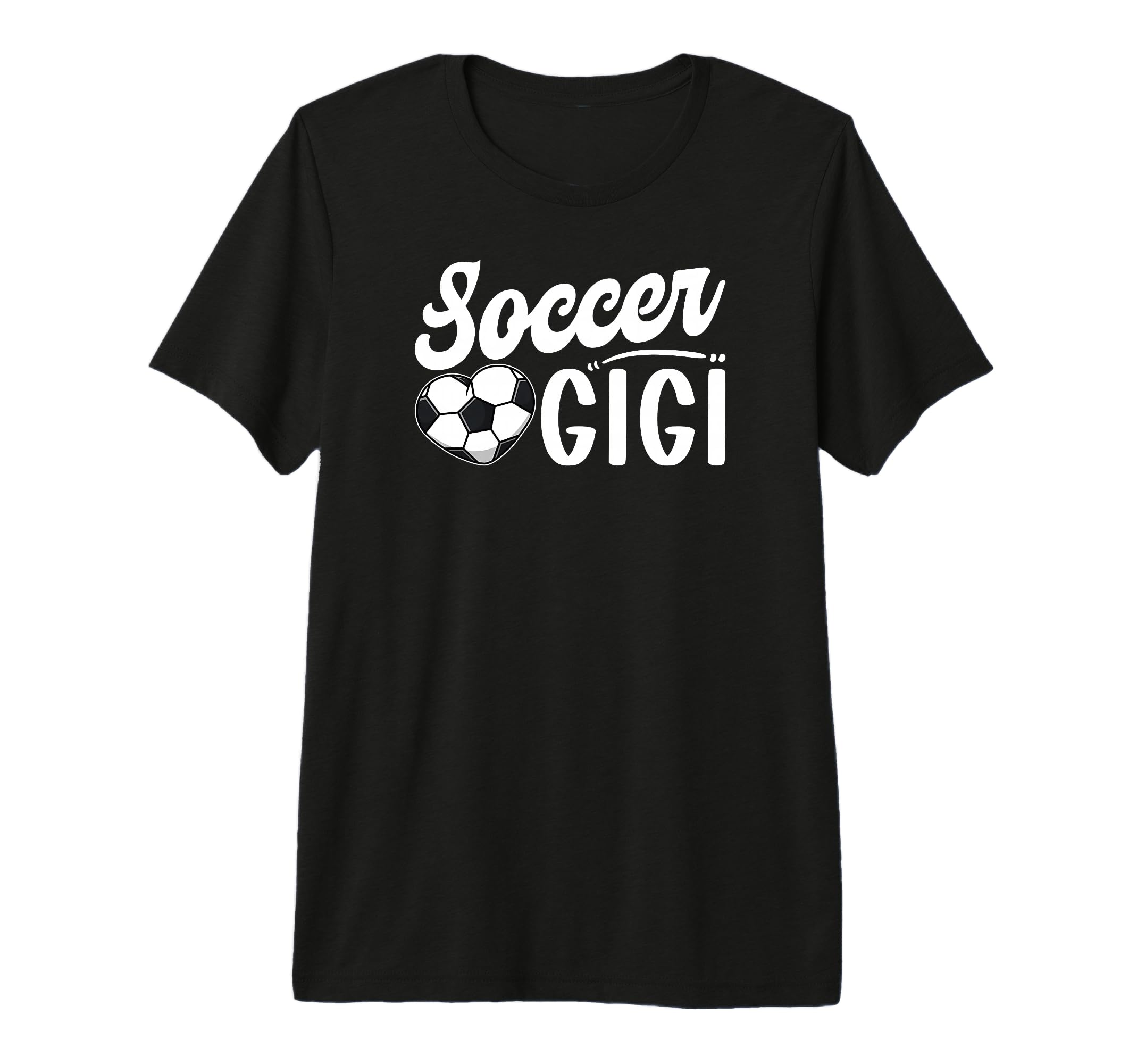 Soccer Gigi Heart Grandma Gigi T-Shirt - Fun Novelty Design for Adults - T-Shirt, Sweatshirt, Hoodie