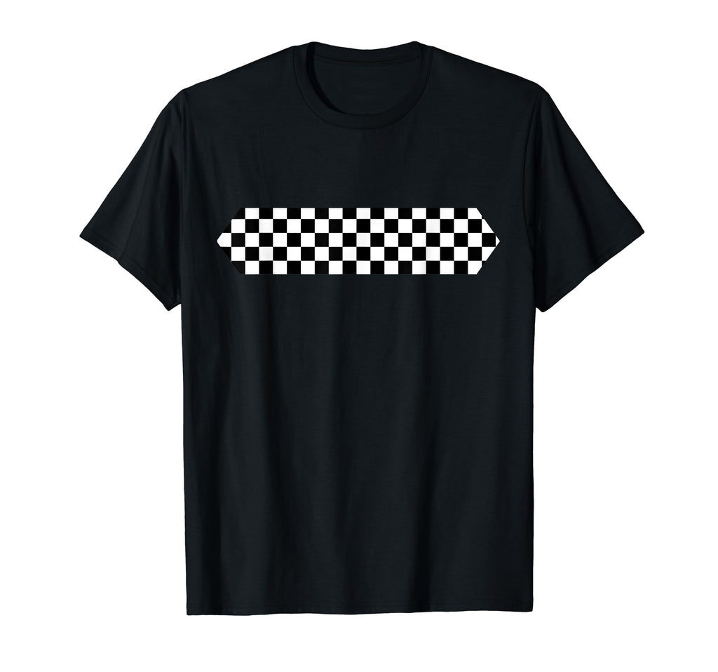 Checkered Checker Black White Teens T-Shirt - Graphic Print Men Women - T-Shirt, Sweatshirt, Hoodie