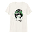 Mom Life Soccer Mom Messy Bun T-Shirt - Minimalist Print Men Women - T-Shirt, Sweatshirt, Hoodie