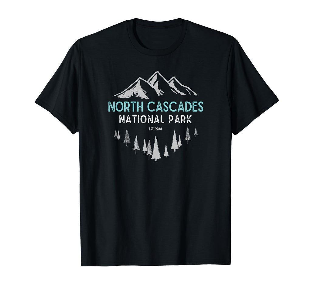 North Cascades National Park Washington T-Shirt - Graphic Print Men Women - T-Shirt, Sweatshirt, Hoodie