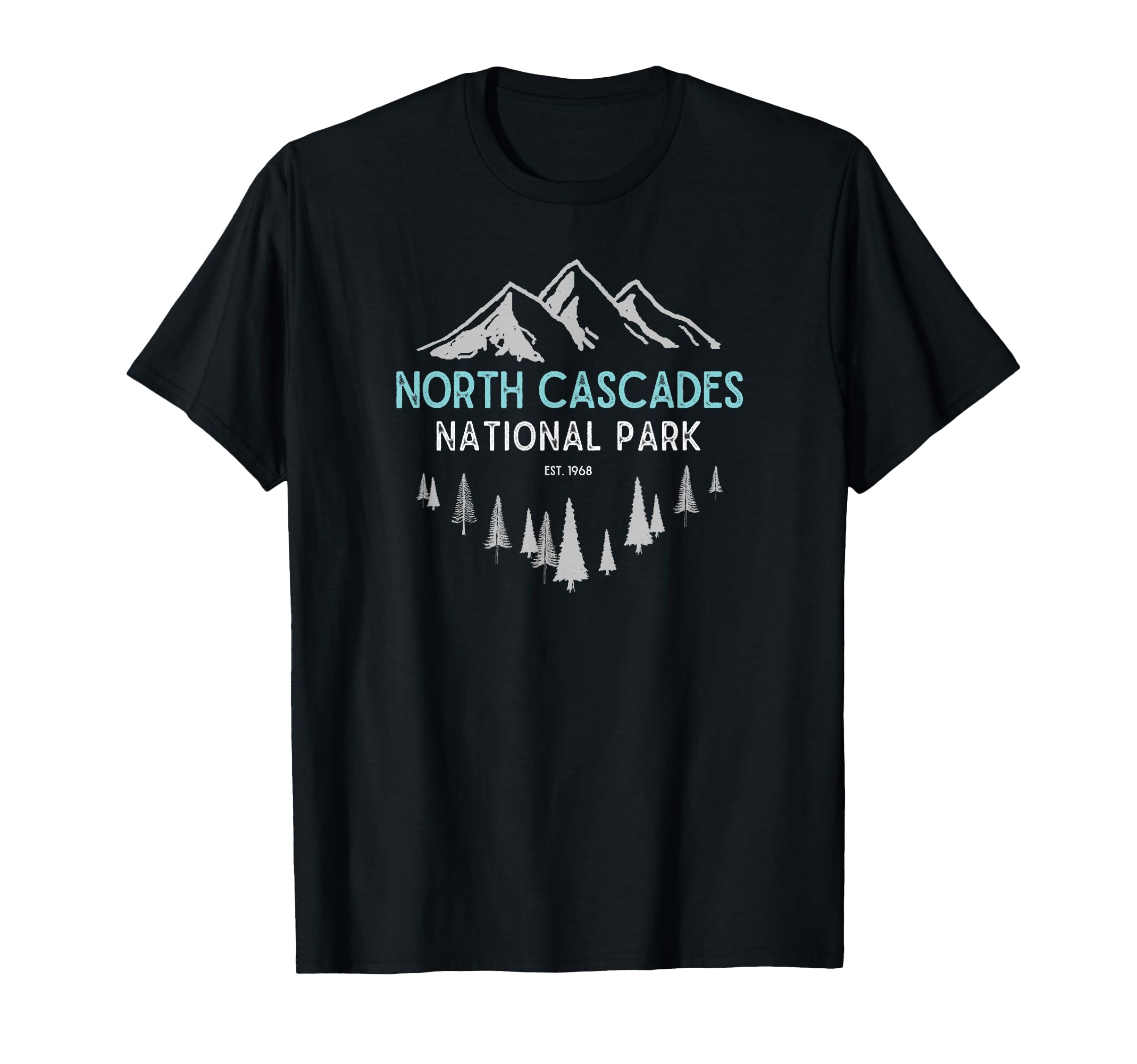 North Cascades National Park Washington T-Shirt - Graphic Print Men Women - T-Shirt, Sweatshirt, Hoodie