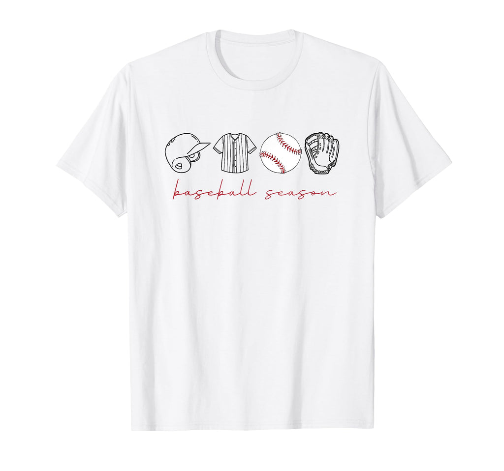Game Day Baseball Season Sweatshirt - Custom Art Print Unisex - T-Shirt, Sweatshirt, Hoodie