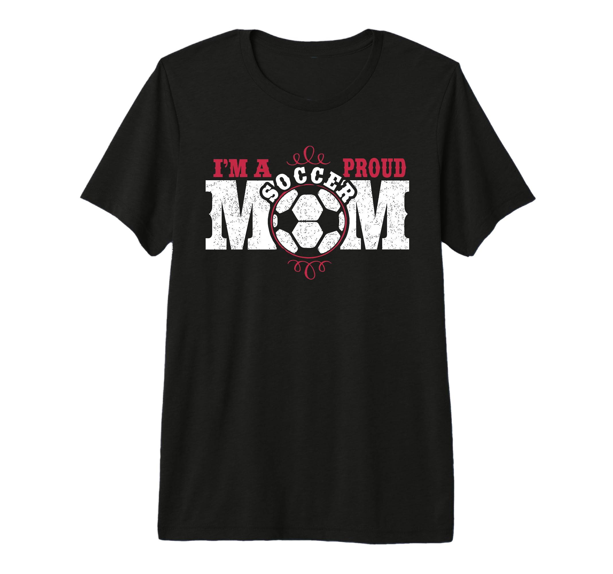 Im Proud Soccer Mom Tri Blend T-Shirt - Fun Novelty Design Unisex - T-Shirt, Sweatshirt, Hoodie