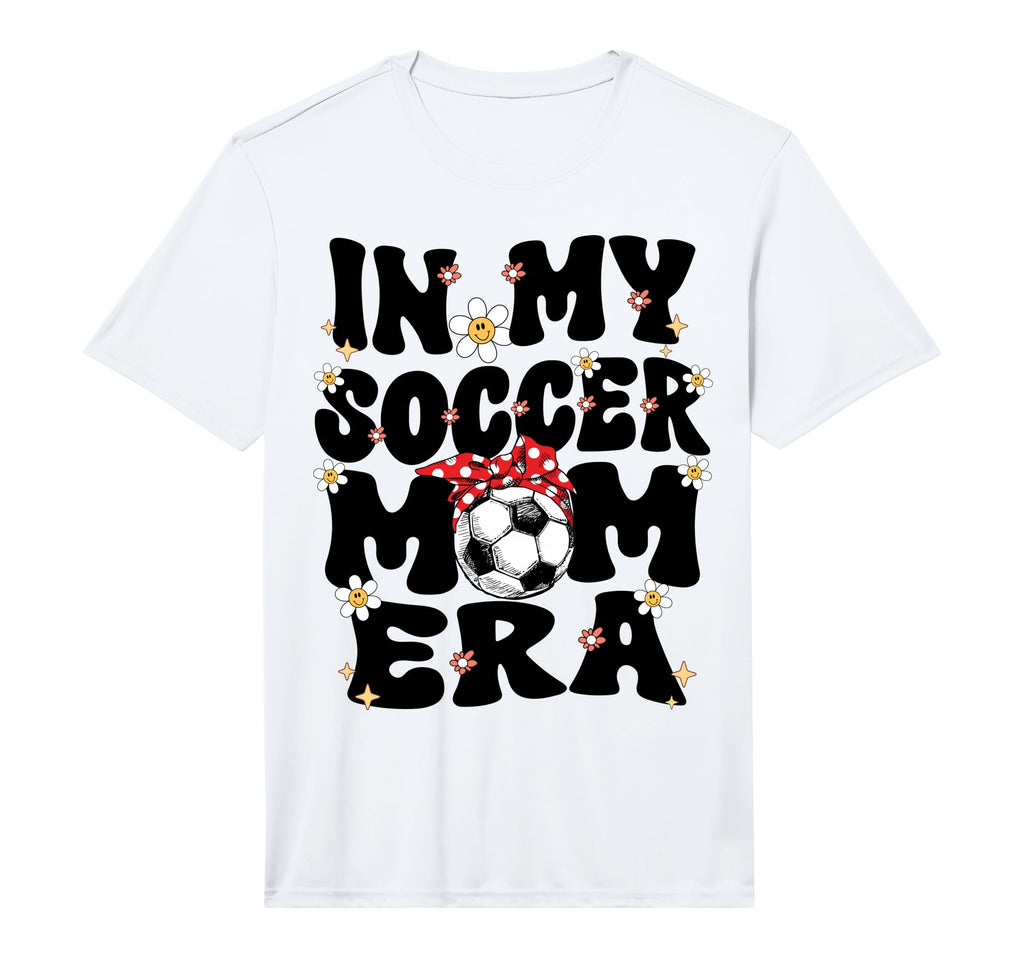 My Soccer Mom Era Groovy Soccer Mom Life T-Shirt - Minimalist Print Unisex - T-Shirt, Sweatshirt, Hoodie