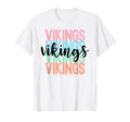 Vikings Team Mascot School Spirit T-Shirt - Streetwear Style for Adults - T-Shirt, Sweatshirt, Hoodie