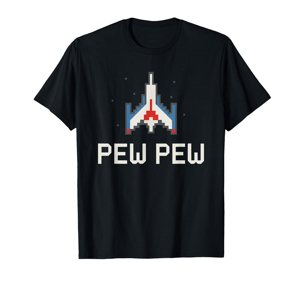 Video Game Ship Funny 1980S Arcade T-Shirt - Novelty Apparel for Adults - T-Shirt, Sweatshirt, Hoodie