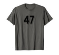 Number 47 80S 90S Soccer Team Jersey T-Shirt - Novelty Apparel Men Women - T-Shirt, Sweatshirt, Hoodie