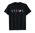 Palestinian Heartbeat I Love T-Shirt - Minimalist Print for Adults - T-Shirt, Sweatshirt, Hoodie