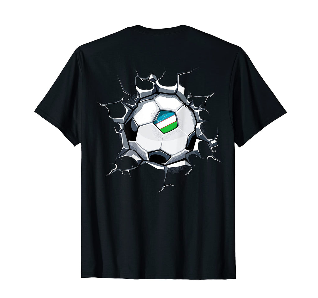 Uzbekistan Soccer Fans Jersey T-Shirt - Casual Everyday Wear Men Women - T-Shirt, Sweatshirt, Hoodie