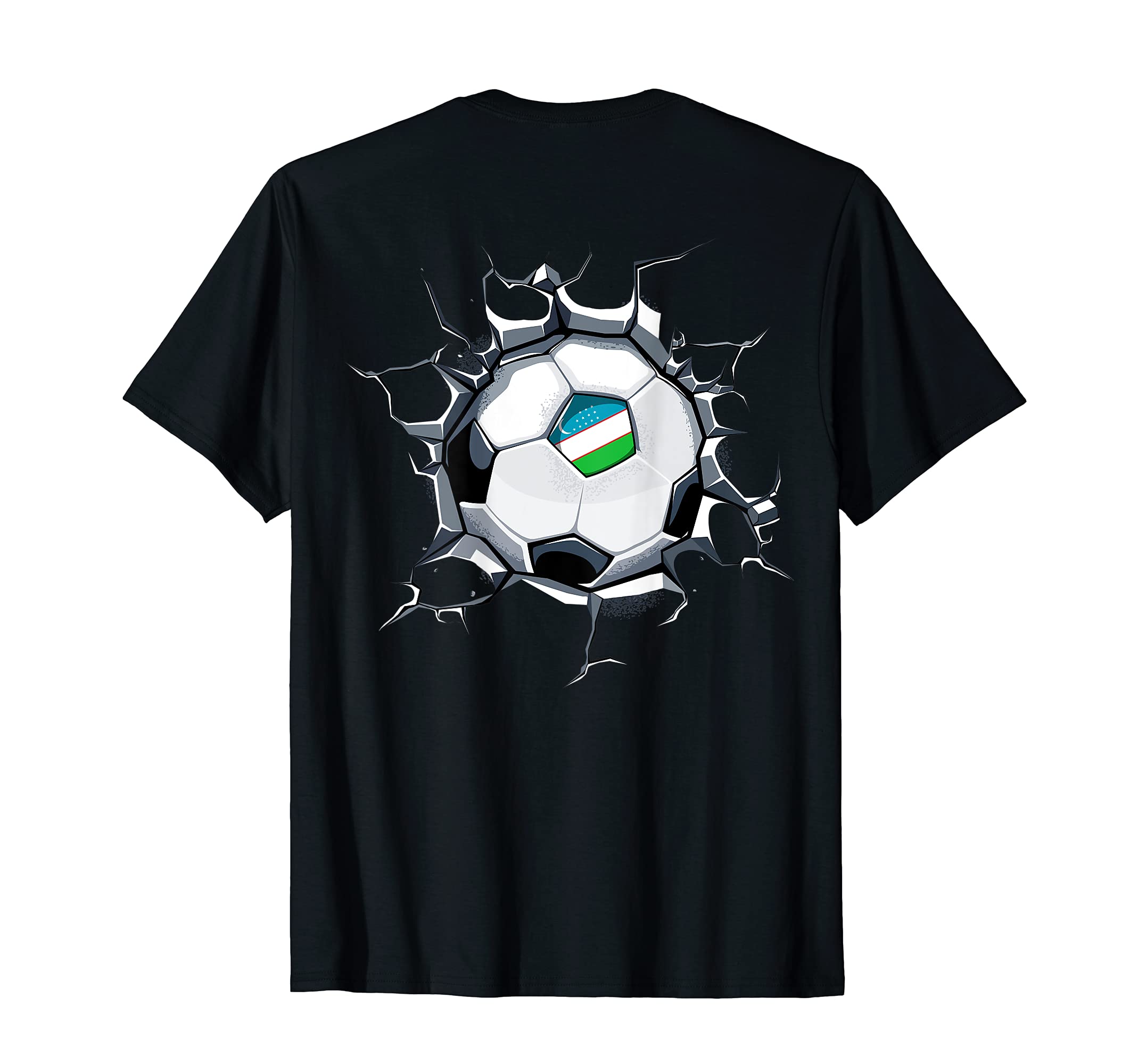 Uzbekistan Soccer Fans Jersey T-Shirt - Casual Everyday Wear Men Women - T-Shirt, Sweatshirt, Hoodie