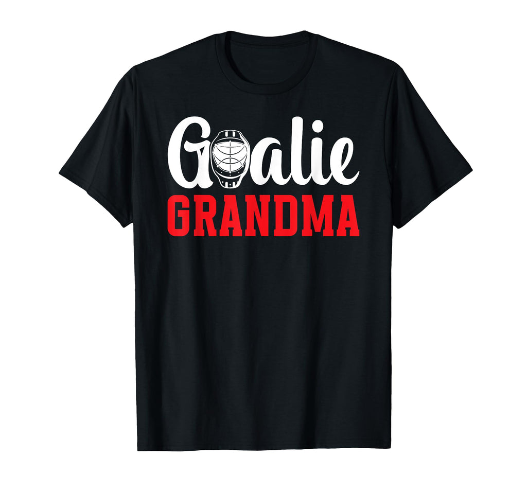 Ice Hockey Goalie Grandma Hockey T-Shirt - Aesthetic Graphic Unisex - T-Shirt, Sweatshirt, Hoodie