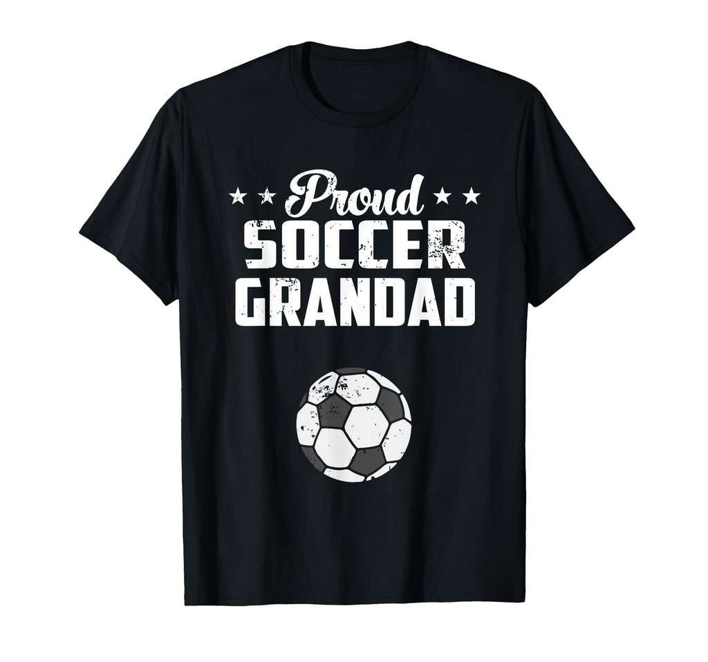 Proud Grandad Soccer Soccer Lover T-Shirt - Minimalist Print for Adults - T-Shirt, Sweatshirt, Hoodie
