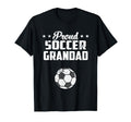 Proud Grandad Soccer Soccer Lover T-Shirt - Minimalist Print for Adults - T-Shirt, Sweatshirt, Hoodie