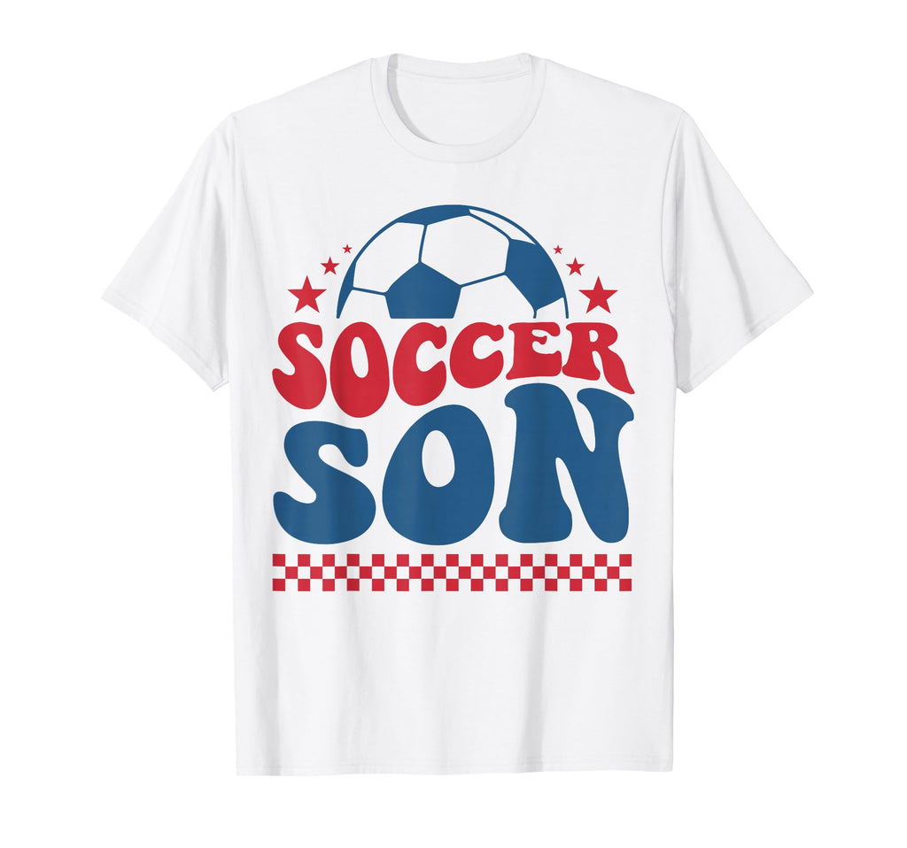 Soccer Son Soccer Fan Support Soccer T-Shirt - Custom Art Print Men Women - T-Shirt, Sweatshirt, Hoodie