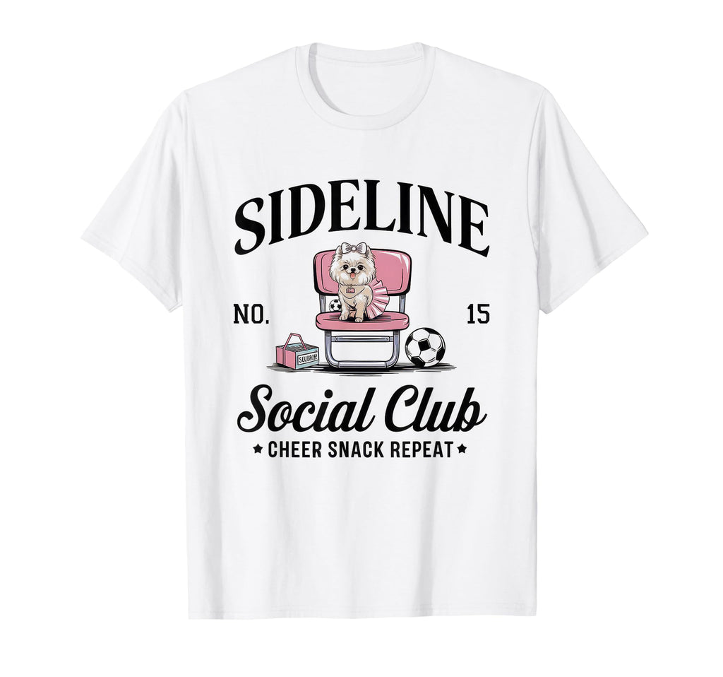 Sideline Social Club Soccer Mom Game Day T-Shirt - Minimalist Print Unisex - T-Shirt, Sweatshirt, Hoodie