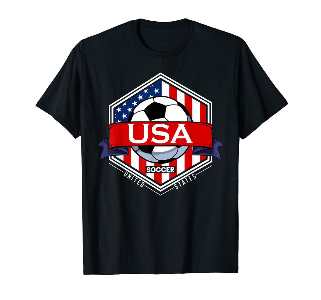 Usa Flag American Patriotic Soccer T-Shirt - Casual Everyday Wear Unisex - T-Shirt, Sweatshirt, Hoodie