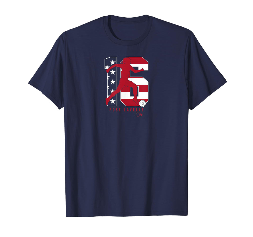 Rose Lavelle 16 Uswnt Players T-Shirt - Fun Novelty Design Unisex - T-Shirt, Sweatshirt, Hoodie