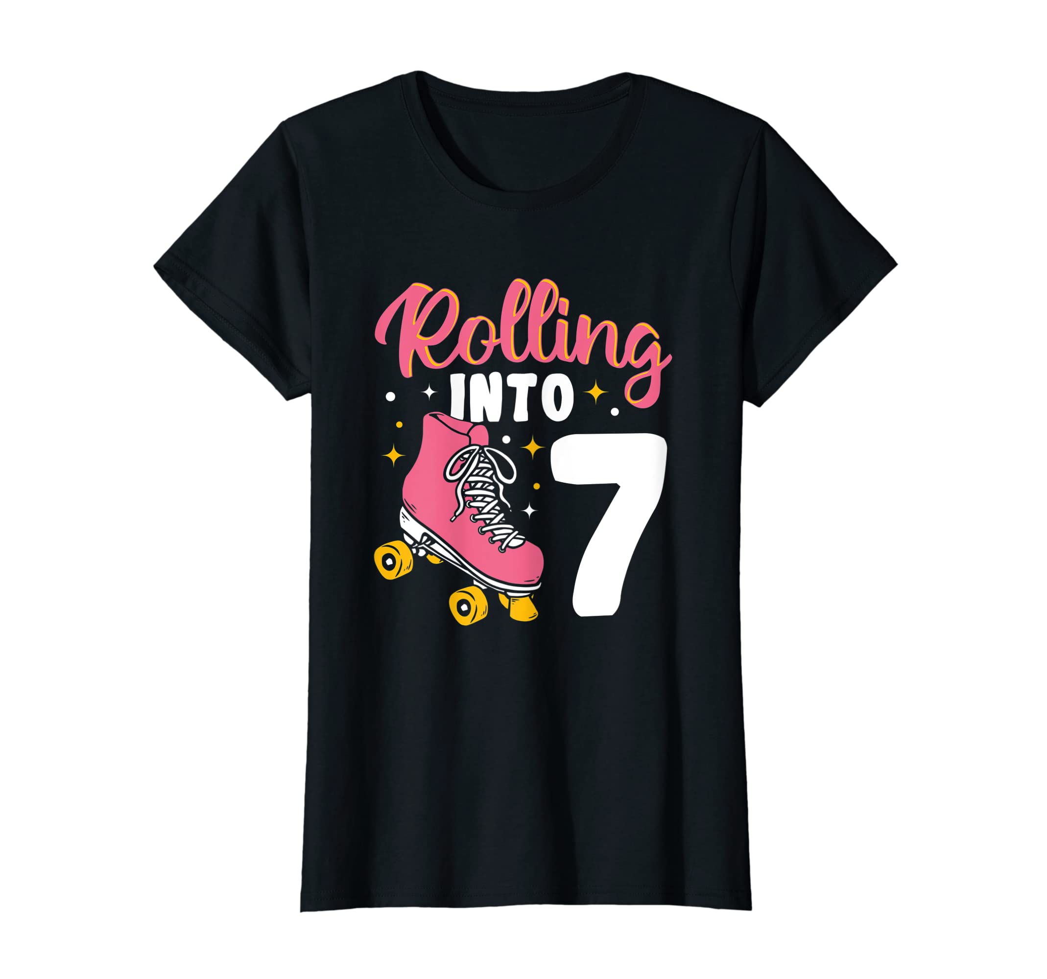 Rolling Into 7 Skating Roller Derby T-Shirt - Unique Graphic for Adults - T-Shirt, Sweatshirt, Hoodie